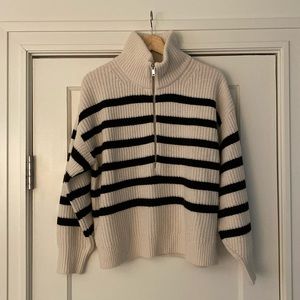 Everlane merino zip sweater